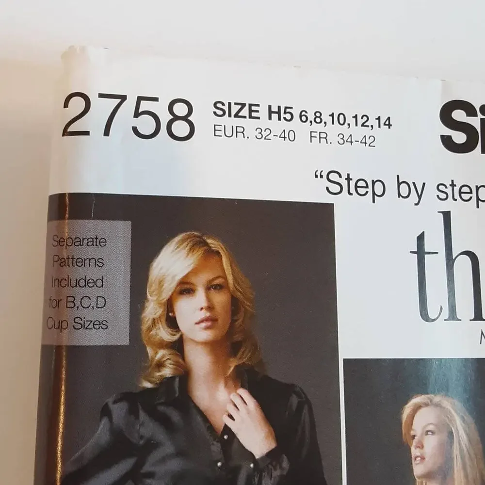 Simplicity 2758 2516 Easy Midi Skirt Variations 6 8 10 12 14 16 Sewing Pattern